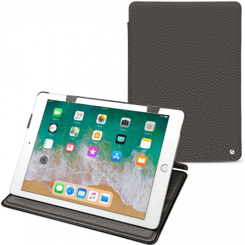 Housse cuir Apple iPad 9.7' (2018) : Coque et protection pour iPad sur NoreveAnthracite ( Pantone #41403c ) 