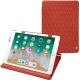 Lederschutzhülle Apple iPad 9.7" (2018) - Arange clouquié - Couture