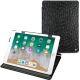 Housse cuir Apple iPad 9.7" (2018) - Autruche nero