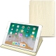 Capa em pele Apple iPad 9.7" (2018) - Crocodile milk