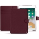 Apple iPad 9.7" (2018) leather case - Lie de vin ( Pantone 5115C ) 