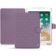 Custodia in pelle Apple iPad  9.7" (2018) - Lilas - Couture ( Nappa - Pantone 2645U ) 