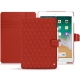 Custodia in pelle Apple iPad  9.7" (2018) - Papaye - Couture ( Pantone 180C ) 