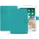 Capa em pele Apple iPad 9.7" (2018) - Bleu fluo - Couture