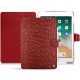 Housse cuir Apple iPad 9.7" (2018) - Autruche ciliegia