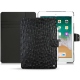 Custodia in pelle Apple iPad  9.7" (2018) - Autruche nero