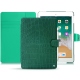Apple iPad 9.7" (2018) leather case - Crocodile pino