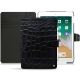 Custodia in pelle Apple iPad  9.7" (2018) - Crocodile nero