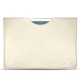 Apple iPad 9.7" (2017) leather pouch - Blanc (  Nappa - White ) 