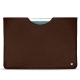 Apple iPad 9.7" (2017) leather pouch - Châtaigne ( Pantone 476C ) 