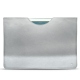 Apple iPad 9.7" (2017) leather pouch - Platinium ( Pantone 877C ) 