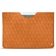 Pochette cuir Apple iPad 9.7" (2017) - Mandarine vintage - Couture