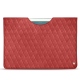 Pochette cuir Apple iPad 9.7" (2017) - Cerise vintage - Couture