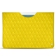 Funda de piel Apple iPad 9.7" (2017) - Jaune fluo - Couture