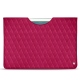 Pochette cuir Apple iPad 9.7" (2017) - Rose fluo - Couture