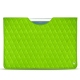 Lederschutzhülle Apple iPad 9.7" (2017) - Vert fluo - Couture