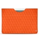 Apple iPad 9.7" (2017) leather pouch - Orange fluo - Couture