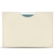 Pochette cuir Apple iPad 9.7" (2017) - Blanc PU