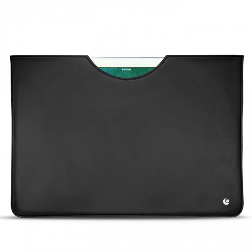Apple iPad 9.7" (2018) leather pouch - Noir ( Nappa - Black ) 