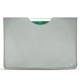 Apple iPad 9.7" (2018) leather pouch - Gris ( Nappa - Pantone W428C ) 