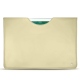 Custodia in pelle Apple iPad 9.7" (2018) - Beige ( Nappa - Pantone 7502C ) 