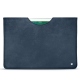 Custodia in pelle Apple iPad 9.7" (2018) - Jean vintage ( Roughtcut - Pantone 285U  ) 