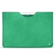 Apple iPad 9.7" (2018) leather pouch - Menthe vintage ( Pantone 562C ) 