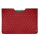Pochette cuir Apple iPad 9.7" (2018) - Rouge - Couture ( Nappa - Pantone 199C ) 