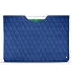 Pochette cuir Apple iPad 9.7" (2018) - Bleu océan - Couture ( Nappa - Pantone 293C ) 