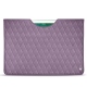 Apple iPad 9.7" (2018) leather pouch - Lilas - Couture ( Nappa - Pantone 2645U ) 
