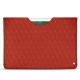 Custodia in pelle Apple iPad 9.7" (2018) - Papaye - Couture ( Pantone 180C ) 