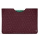 Custodia in pelle Apple iPad 9.7" (2018) - Lie de vin - Couture ( Pantone 5115C ) 