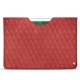 Pochette cuir Apple iPad 9.7" (2018) - Cerise vintage - Couture