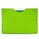 Funda de piel Apple iPad 9.7" (2018) - Vert fluo - Couture