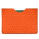 Apple iPad 9.7" (2018) leather pouch - Orange fluo - Couture
