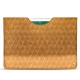 Apple iPad 9.7" (2018) leather pouch - Or Maïa - Couture