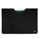 Custodia in pelle Apple iPad 9.7" (2018) - Autruche nero