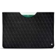 Pochette cuir Apple iPad 9.7" (2018) - Negre poudro - Couture