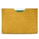 가죽 커버 Apple iPad 9.7" (2018) - Jaune soulèu - Couture