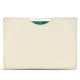 Pochette cuir Apple iPad 9.7" (2018) - Blanc PU