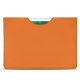Apple iPad 9.7" (2018) leather pouch - Orange PU