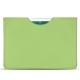 가죽 커버 Apple iPad 9.7" (2018) - Vert olive PU