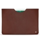 Apple iPad 9.7" (2018) leather pouch - Marron délicat