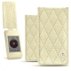 Capa em pele Cowon Plenue J - Ivoire - Couture ( Sleek P C12 - White ) 