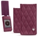 Housse cuir Cowon Plenue J - Prune vintage - Couture