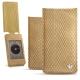Housse cuir Cowon Plenue J - Serpent sabbia