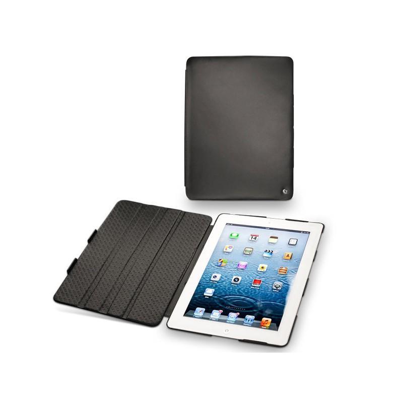 Apple iPad 3 leather case - Noir ( Nappa - Black ) 