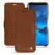 Samsung Galaxy S9 leather case - Marron ( Nappa - Pantone 1615C ) 