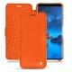 Lederschutzhülle Samsung Galaxy S9 - Orange fluo