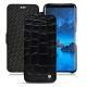 Custodia in pelle Samsung Galaxy S9 - Crocodile nero